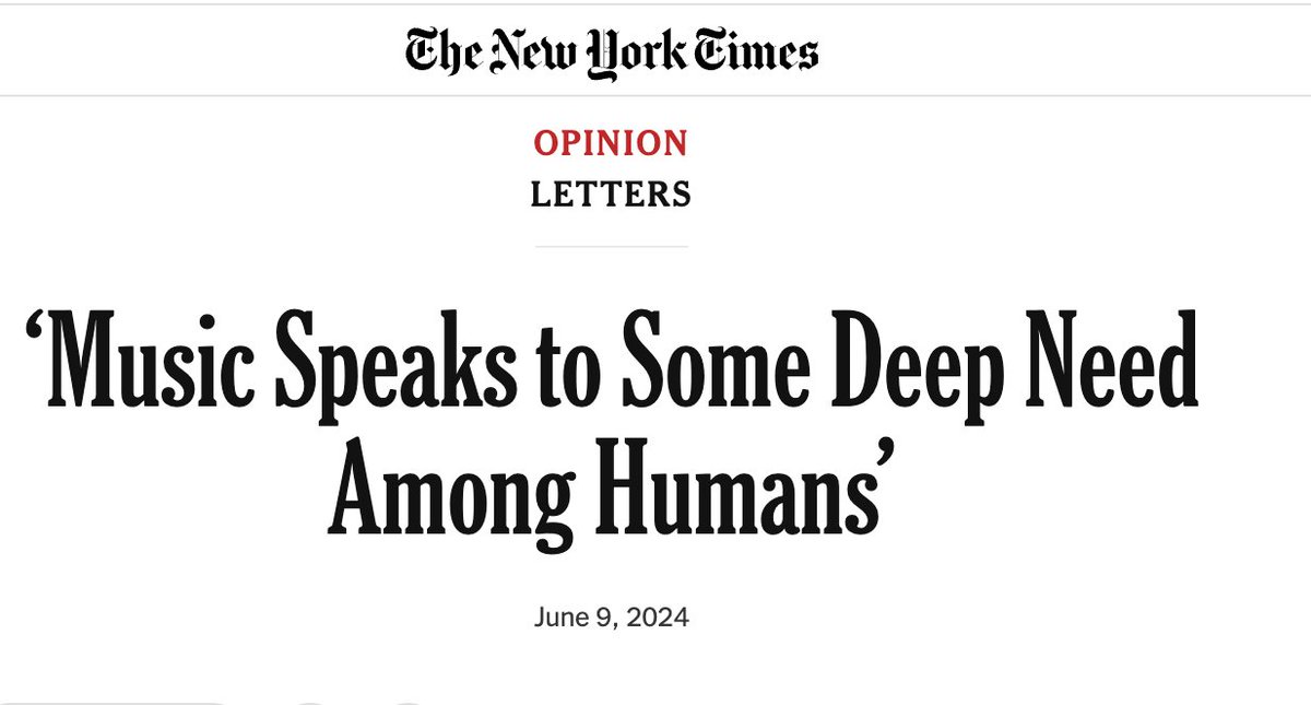 Pat Savage (@PatrickESavage.bsky.social) (@patrickesavage) on Twitter photo Nice to see ongoing discussion of our recent paper (science.org/doi/full/10.11…) in letters to the <a href="/nytimes/">The New York Times</a> editor: nytimes.com/2024/06/09/opi…
(Plus 377 reader comments on <a href="/carlzimmer/">Carl Zimmer</a>'s initial coverage! nytimes.com/2024/05/15/sci…) Nice to see ongoing discussion of our recent paper (science.org/doi/full/10.11…) in letters to the <a href="/nytimes/">The New York Times</a> editor: nytimes.com/2024/06/09/opi…
(Plus 377 reader comments on <a href="/carlzimmer/">Carl Zimmer</a>'s initial coverage! nytimes.com/2024/05/15/sci…)