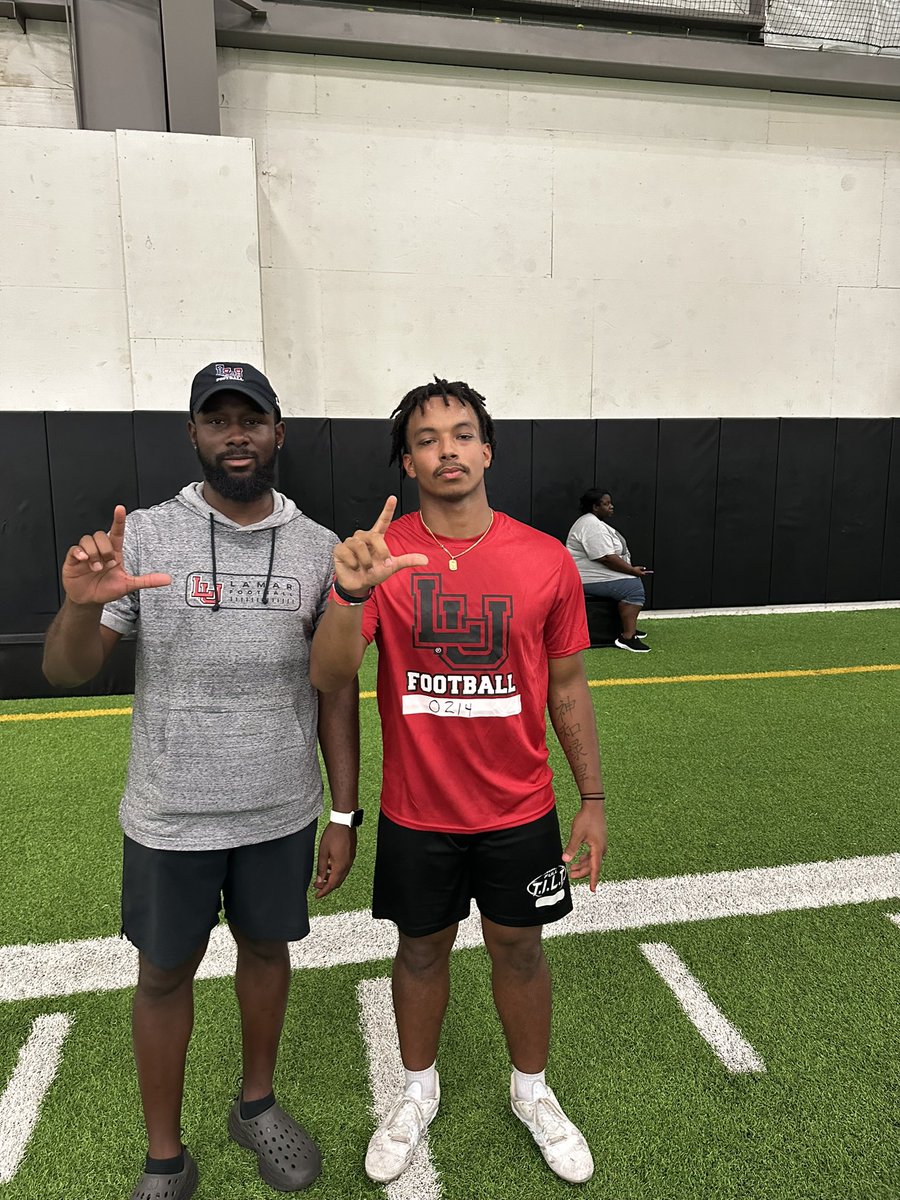 Mikah Boldon (@_mikah_boldon) on Twitter photo Had a great time competing today at Lamar University’s football camp! <a href="/IM_CP7/">Coach Pilot</a> <a href="/CoachRossomando/">Peter Rossomando</a> <a href="/CoachDaleen/">Daryl Daleen</a> <a href="/TRILLDB/">Coach Ford</a> <a href="/RamonceTaylor/">Ramonce Taylor</a> Had a great time competing today at Lamar University’s football camp! <a href="/IM_CP7/">Coach Pilot</a> <a href="/CoachRossomando/">Peter Rossomando</a> <a href="/CoachDaleen/">Daryl Daleen</a> <a href="/TRILLDB/">Coach Ford</a> <a href="/RamonceTaylor/">Ramonce Taylor</a>