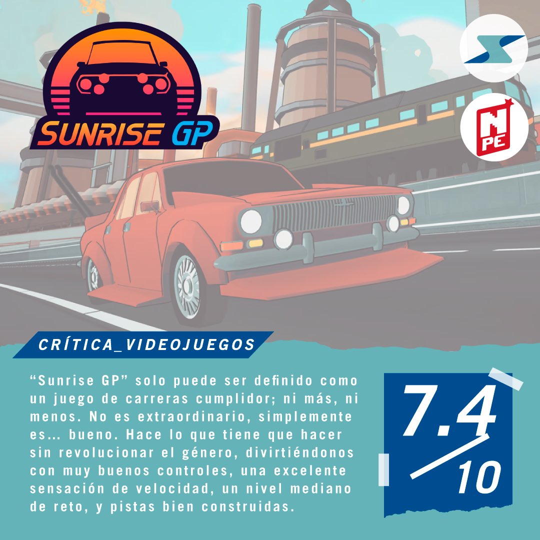 SebastianZavala's tweet photo. Entren a @Nintendo_Pe para leer mi análisis de Sunrise GP, un cumplidor juego de carreras para @SwitchConsole, desarrollado por Garage 5 y publicado por @GamedustTT.
AQUÍ ➡️ https://t.co/g4eFd2JBoN
#SunriseGP #NintendoSwitch #Garage5 #Gamedust https://t.co/rBB5T0zADD