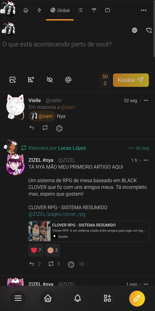 appkookie's tweet photo. Kookie está de volta! Já criou sua nova conta? 🍪👻 https://t.co/kET7sw0IvA