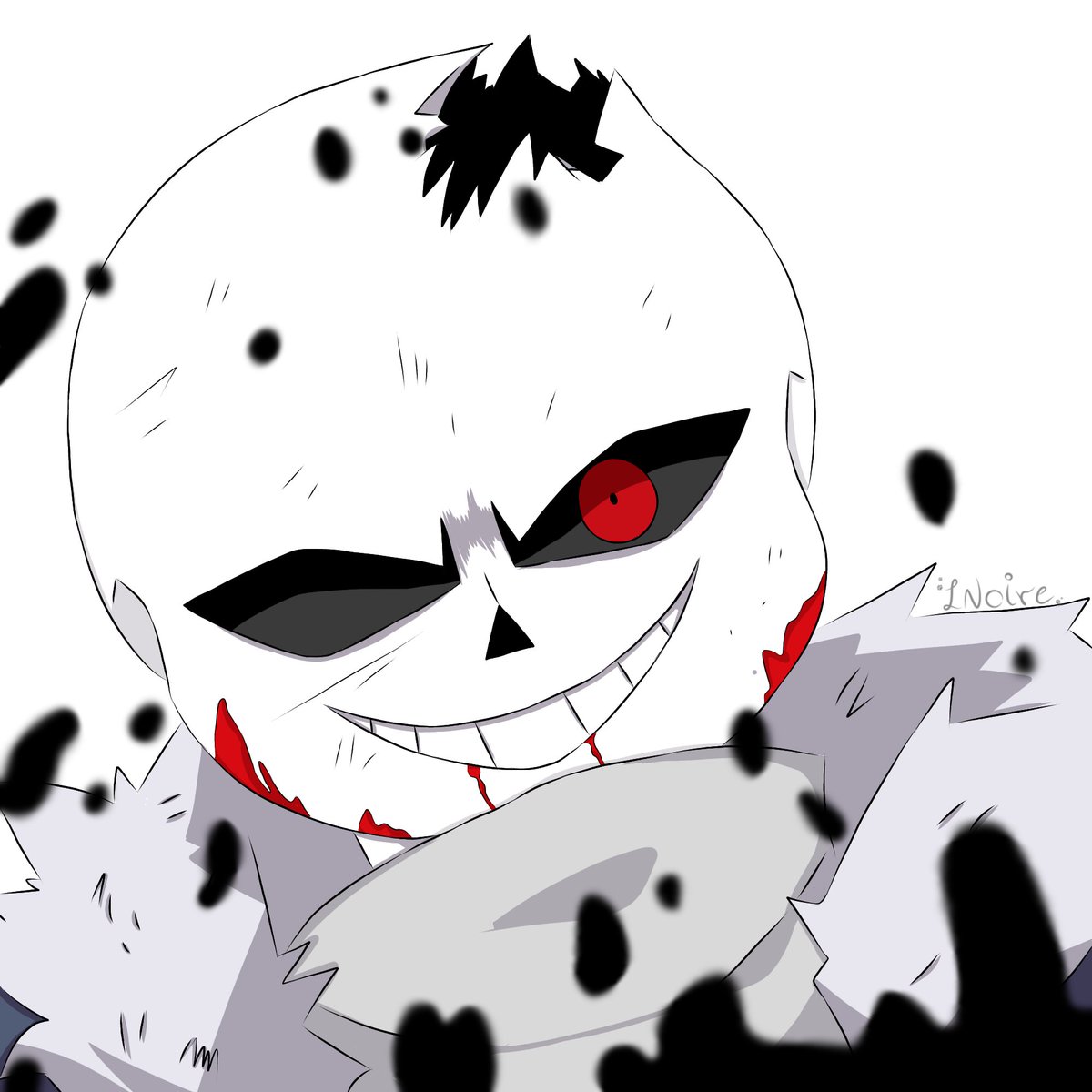LNoire04's tweet photo. When: Revives xD, estaba aburrida así que quise hacer a Dust y horror al estilo de Jakei :3/ When: Revives xD, I was bored so I wanted to do Dust and Horror in Jakei's style :3

#Underverse #Dust #Horror #DustSans #HorrorSans #Killer #KillerSans #Jakei #underverse #art #arte https://t.co/uW35ZQz0ll