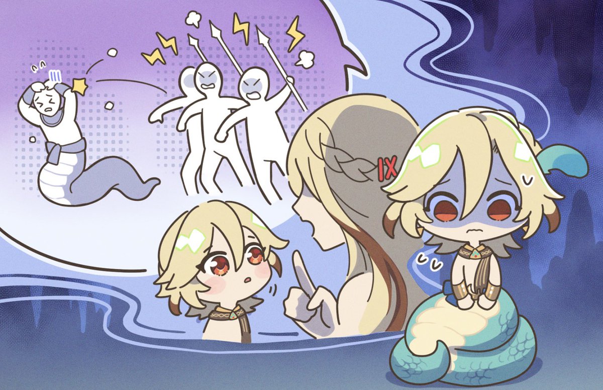 ooedogyuudon's tweet image. 「冒険者アルハイゼンと🐍カヴェパロ」
[Adventurer Alhaitham and 🐍Kaveh AU] 1/9