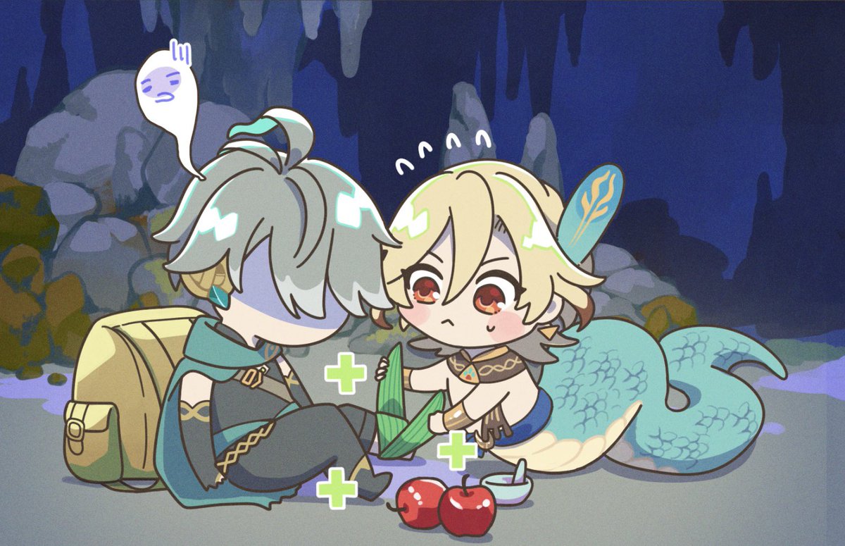 ooedogyuudon's tweet image. 「冒険者アルハイゼンと🐍カヴェパロ」
[Adventurer Alhaitham and 🐍Kaveh AU] 1/9