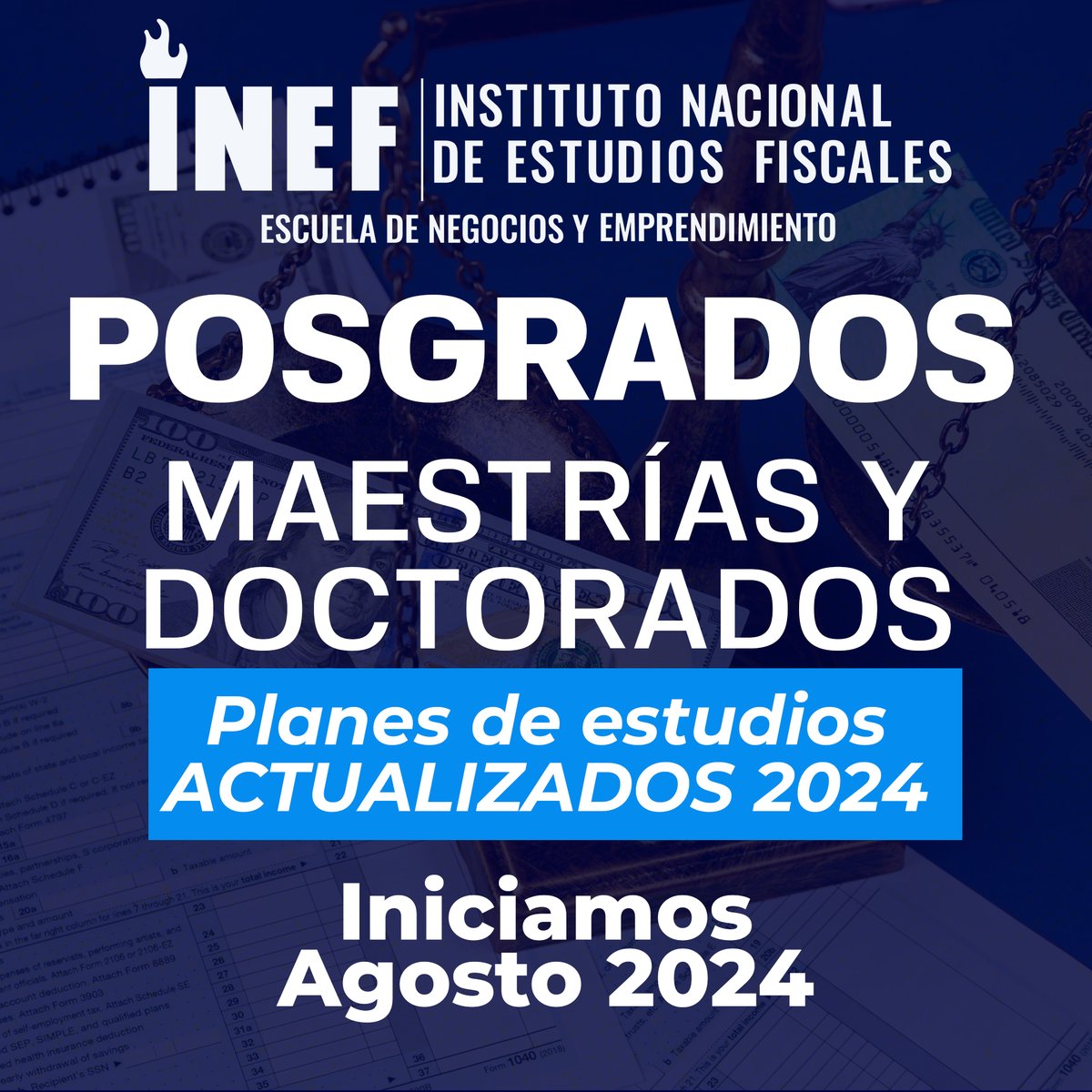 inef1's tweet photo. Invierte en tu vida profesional y estudia un Posgrado en la mejor Institución del Sureste.

En el Instituto Nacional de Estudios Fiscales, podrás elevar tu carrera profesional con planes de estudios actualizados y de prestigio.

Solicita información al 9613026229. https://t.co/0NzPvip0iG