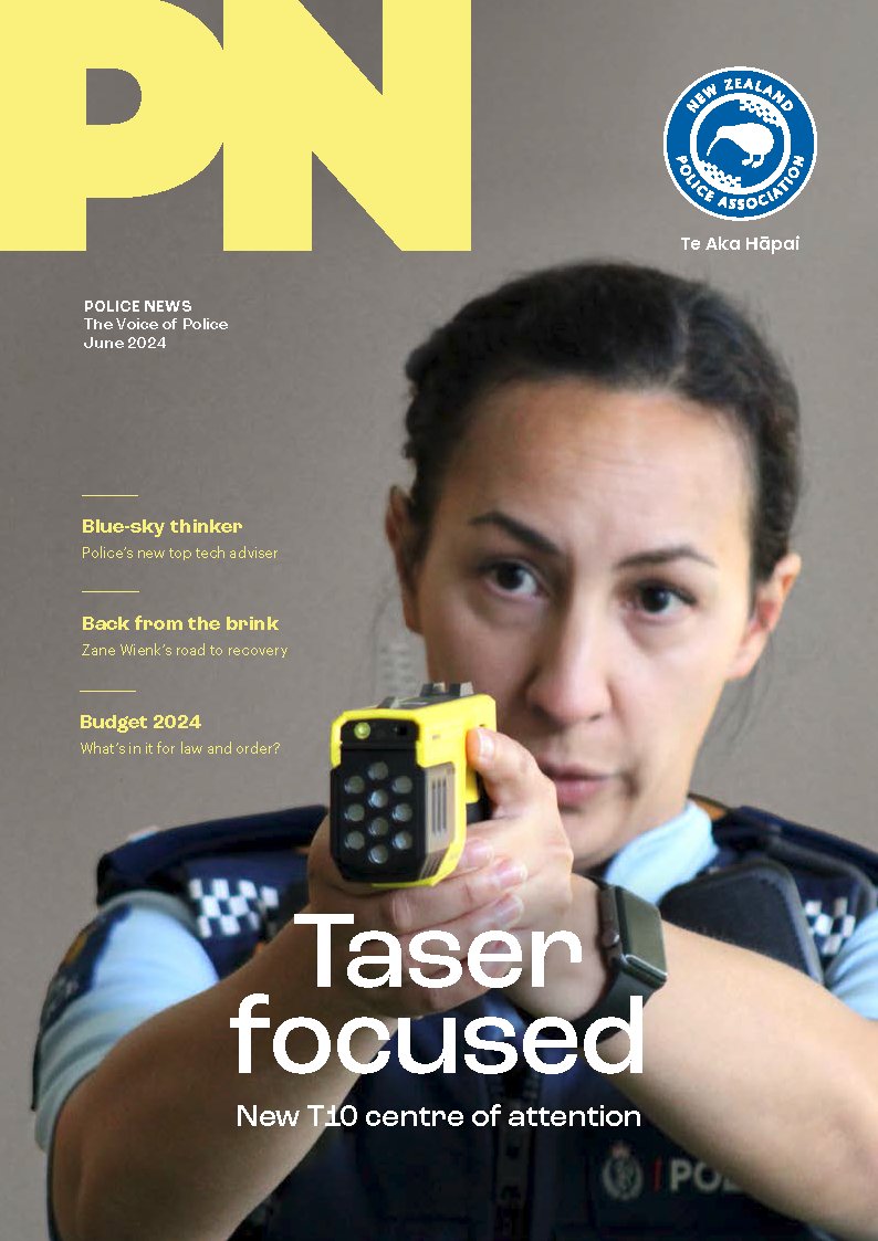 Inside the June issue of Police News we profile the new tasers, speak to Const. Zane Wienk on his recovery after being hit by a fleeing driver in 2022 &amp; get an update on shifting mental health callouts from Police to a multi-agency response.

Full issue: bit.ly/4ce30Bp