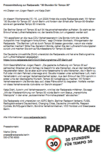 datawrangler2's tweet photo. [*Stadtweites Chaos]
.
vorprogrammiert
30 Stunden für Tempo 30
Samstag, 15.06 &amp;
Sonntag 16.06.2024
Berlin
#Radparade #KiezTerror #KiezBlock #Wochenende #Samstag #Sonntag #Berlinschafftsichab #TempoLimit #Fahrrad #Demo #b1506 #b1606
Content/Pressemitteilung
https://t.co/uV2xLBslRe https://t.co/uBk1hlGam2