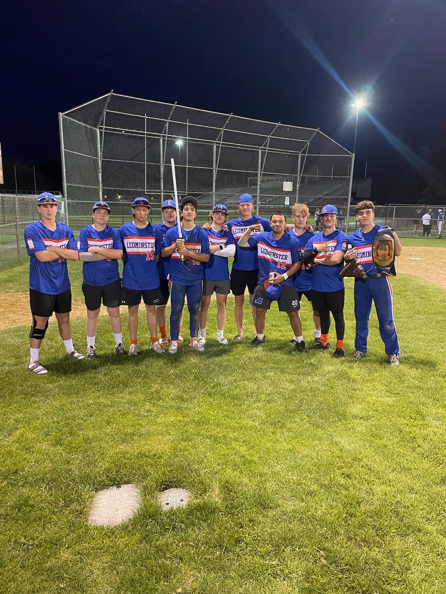 The boys get a 7-4 win tonight in the regular season opener. Ryan Marchand first legion win.  Ryan Garner with the save.  Big day at the plate for Justin Mariani with three hits, can Marshall with two hits and three RBIs and Tony Salvatelli on base all four bats