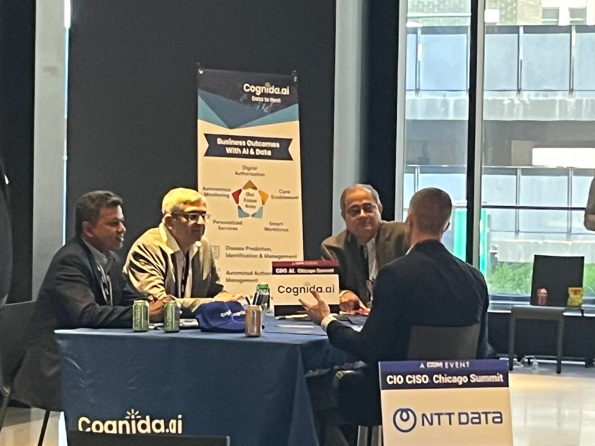 And, that's a wrap!
Cognida.ai had a great experience at CDO &amp; AI Chicago Summit. Thank you to all the business leaders we met and the knowledge we shared. Exciting times ahead!

#datadriven #futureofai #cdochicagosummit #practicalai