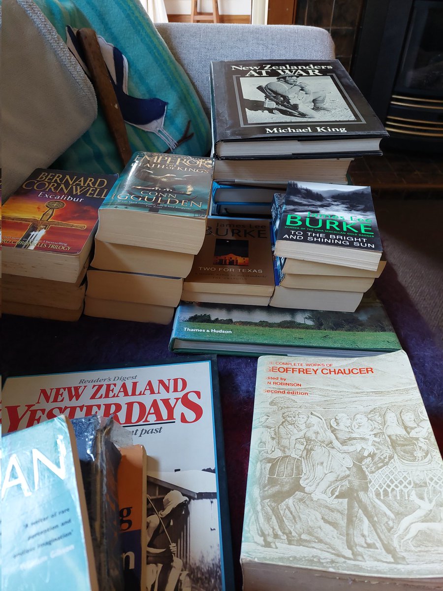 GabyLynch9's tweet photo. It probably really is time I recycled the Chaucer 🤣 #BookSorting https://t.co/U5DV1SFSSx