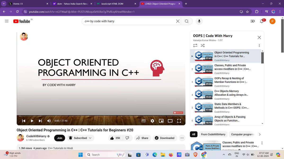 priyanshu351's tweet image. Day1 of oops learning
#codewithharry
#cppsfact 
#oopslearning
#codinglearning