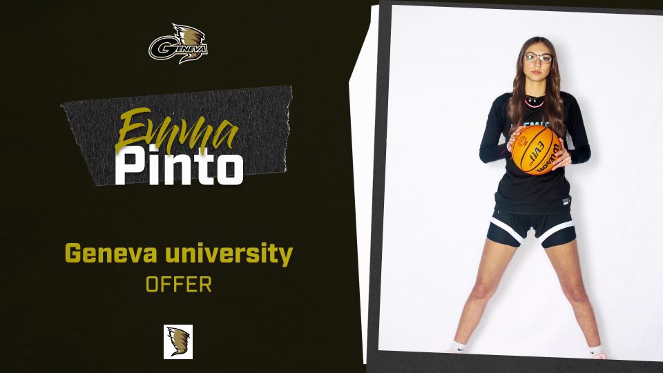 Emma Pinto (@emmapintobball) on Twitter photo After an amazing conversation with @CoachGrinder I am very grateful to receive an official offer from Geneva College in Beaver Falls, PA. Thank you so much Coach Grinder for this opportunity! <a href="/genevawbb/">Geneva College WBB</a> After an amazing conversation with @CoachGrinder I am very grateful to receive an official offer from Geneva College in Beaver Falls, PA. Thank you so much Coach Grinder for this opportunity! <a href="/genevawbb/">Geneva College WBB</a>