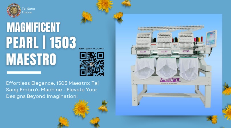 TaisangAE's tweet photo. PEARL | Maesto – 1503
Triple production, Easy & Productive 24 x 7
Logos, monogram, caps, tshirts, hoodies, dresses, patch monograms and many more.
Easy to use, with wheels so easy to move. Connect with us on
https://t.co/HecwoJcn6B
#taisang #maestro #embroidery #designer #stitch https://t.co/BGqwIR0IaG