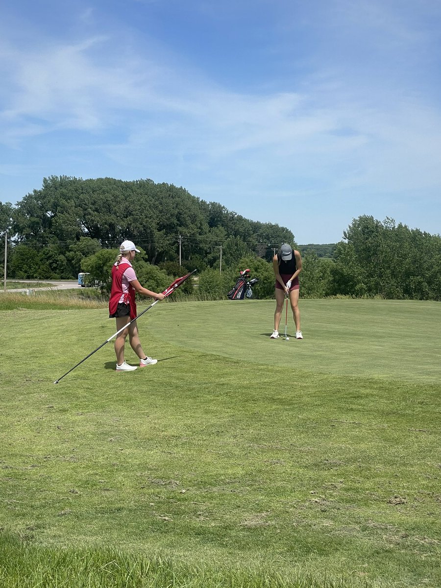 westside_golf's tweet image. Proud of @AddisonBenge and @SophiaM98115831 for teeing it up in the Nebraska Junior Amateur Championship.  Sophia makes the cut with @chloediprima on the bag ❤️. These girls are grinding, and their hard work will pay huge dividends this coming season. #rollside