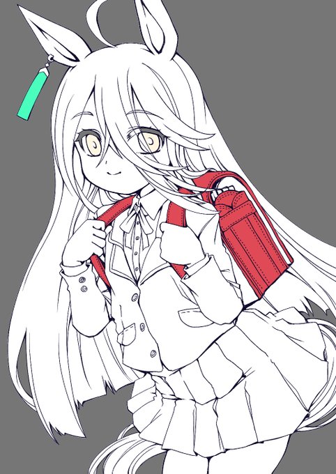 マンハッタンカフェ10歳
赤いランドセルを背負った幼いカフェが見たい
描いた(開き直り 