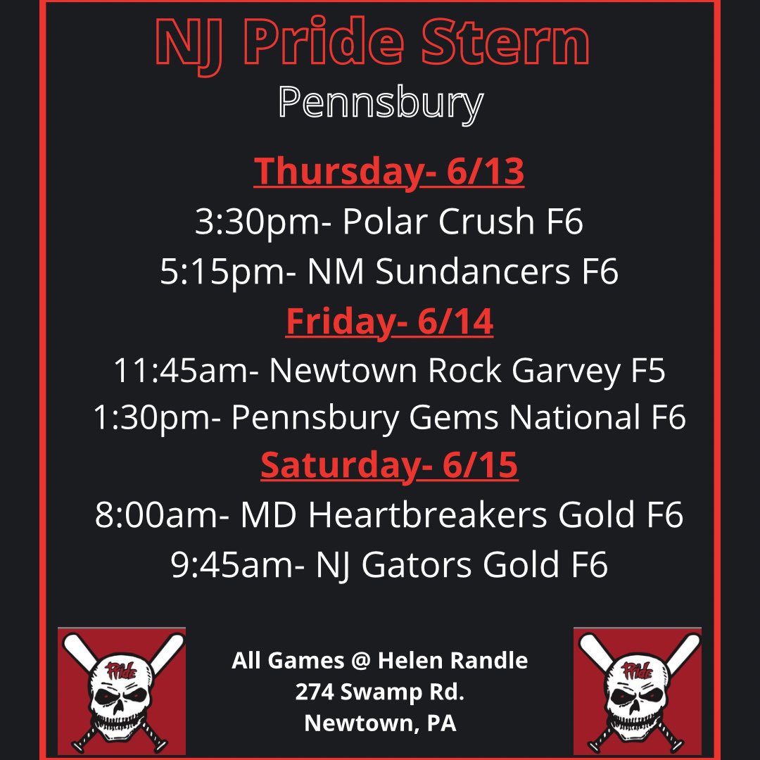 Allie Nankivell (@allienank2025) on Twitter photo Looking forward to getting out there with <a href="/NJPrideGold/">NJ Pride Softball</a>! Here’s my schedule for the weekend. <a href="/SHUSoftball/">Seton Hall Softball</a> <a href="/MaristSoftball/">Marist Softball</a> <a href="/UMassSoftball/">UMass Softball</a> <a href="/AdelphiSb/">Adelphi Softball</a> <a href="/StagsSoftball/">Fairfield Softball</a> Looking forward to getting out there with <a href="/NJPrideGold/">NJ Pride Softball</a>! Here’s my schedule for the weekend. <a href="/SHUSoftball/">Seton Hall Softball</a> <a href="/MaristSoftball/">Marist Softball</a> <a href="/UMassSoftball/">UMass Softball</a> <a href="/AdelphiSb/">Adelphi Softball</a> <a href="/StagsSoftball/">Fairfield Softball</a>