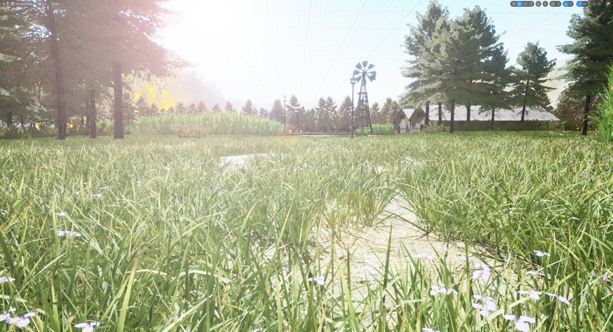 DefensorGameDev's tweet image. Looking this angle, don't looks like a place that is cursed by god haha 

#Unreal #UnrealEngine5 #gamedevs #gamedeveloper #horrorgames #Nightmare #GameArt