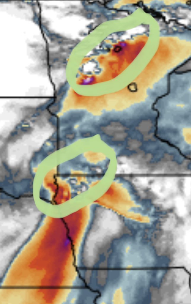 ReedTimmerUSA's tweet photo. I could see a regionally bimodal severe weather and #tornado setup tomorrow (Wednesday) late afternoon and evening across the extreme eastern Dakotas into Minnesota and northern Iowa! We will be activating live storm chase mode tomorrow. Team Dominator is BACK! https://t.co/n9Q1O8EP3z
