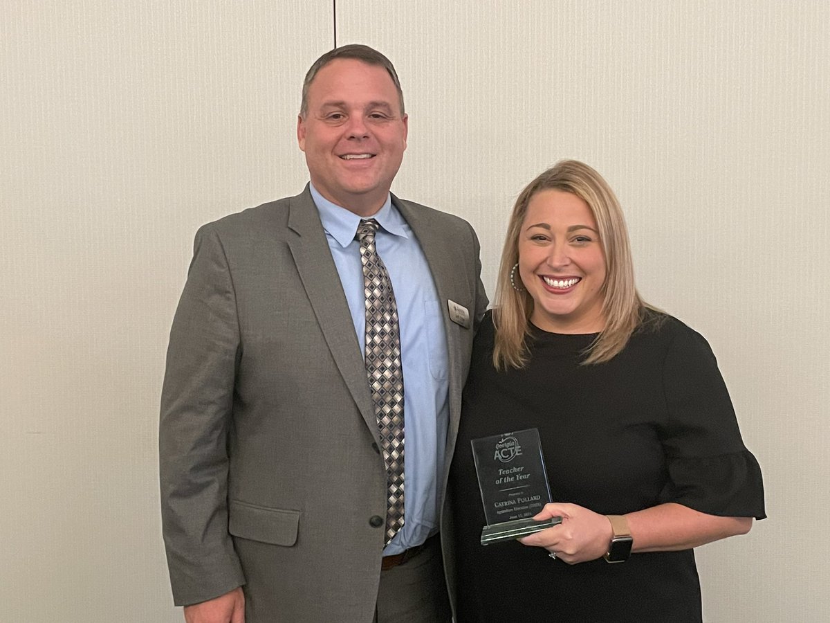 CTAE division award winners <a href="/ckpollard/">Catrina K. Pollard</a> (Catrina Pollard) from EHS and Cecily Gunter from NCCA representing <a href="/NewtonCoSchools/">NCSS</a> at GACTE! Great job! #CTAEDelivers