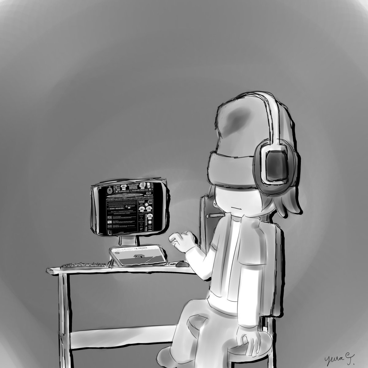 YutaJemoda's tweet image. 2014

#nostalgic #early2000skids #coolmath #mspaint #art #illustration #digitalart #early2000snostalgia #monochromatic #chill