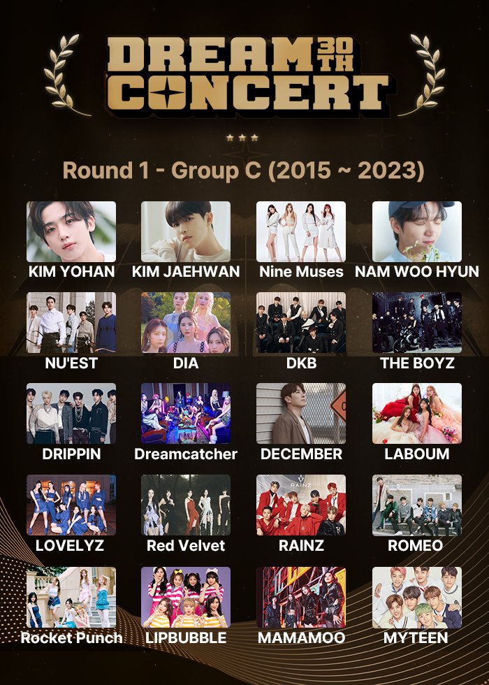 #KIMYOHAN #KINJAEHWAN #NineMuses #NAMWOOHYUN #NUEST #DIA #DKB #THEBOYZ #DRIPPIN #Dreamcatcher #DECEMBER #LABOUM #LOVELYZ #RedVelvet #RAINZ #ROMEO #RocketPunch #LIPBUBBLE #MAMAMOO #MYTEEN