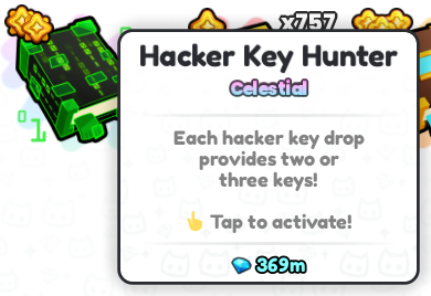 I know the Hacker World in Pet Simulator 99 has been difficult for many. So I'm going to give one of these out!

Like + Follow ♥️
Comment Username🫡
Ends in 48 Hours Good Luck🍀