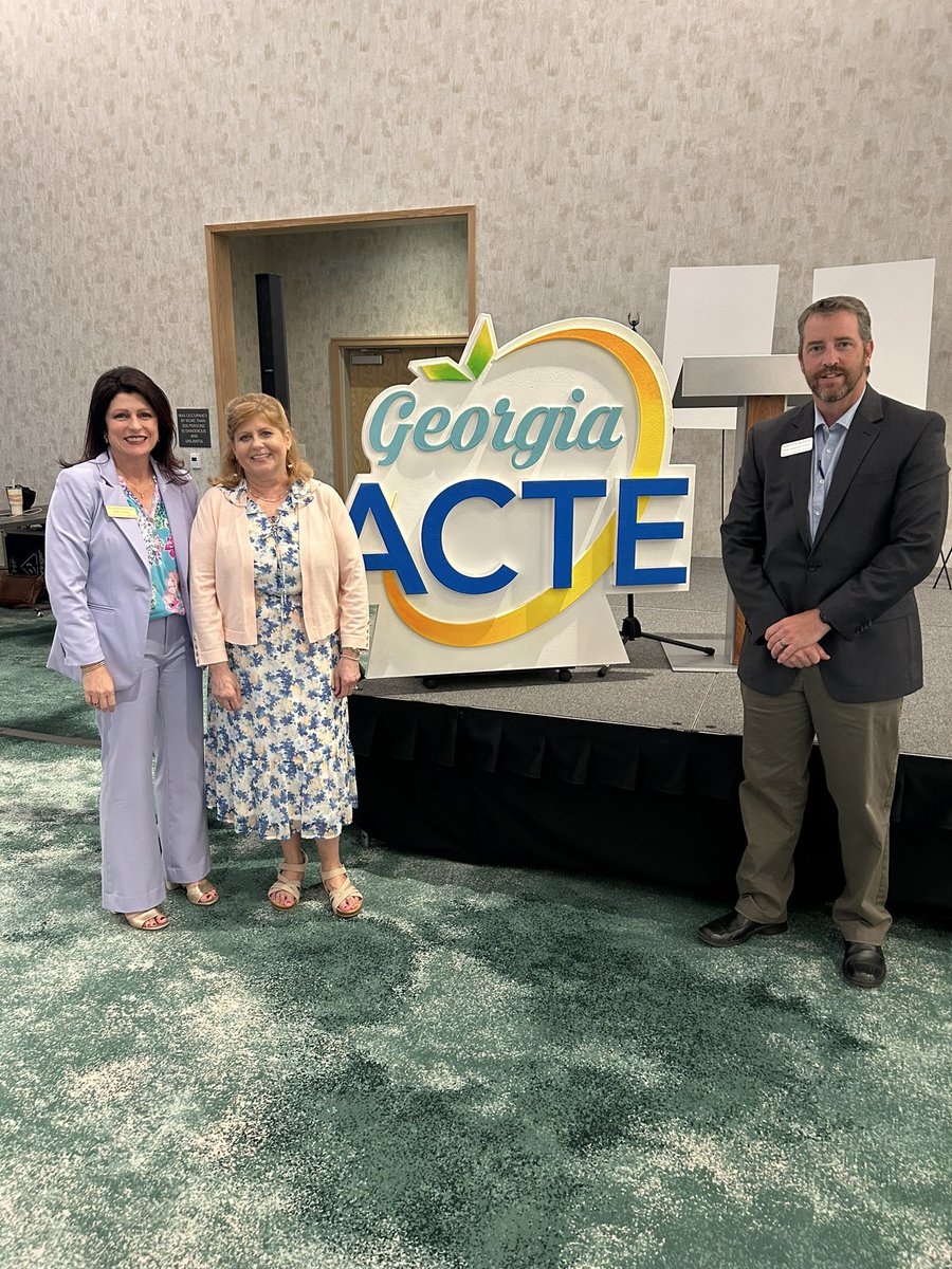 So happy to celebrate Mrs.Janice Garrett on being named a GACTE Teacher of the Year for 2024. Her program is the model for providing relevant workforce relevant experiences for students!
