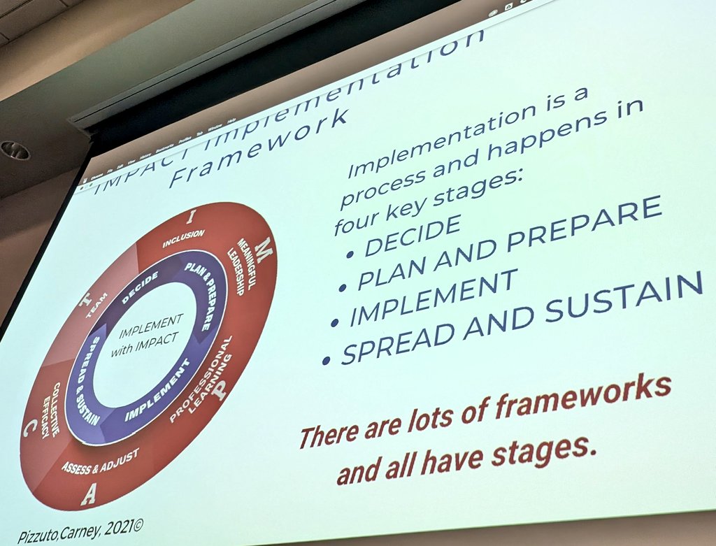 emytomita's tweet photo. Thank you @pizzutopdx for this session about #implementationscience framework,  its components &amp; stages!  This last session really ended Day 1 #LFTX24 on a high note. Looking 4ward to reading  #ImplemenntWithImpact &amp; learning more on Day 2! #KnowTheWhy https://t.co/m95LxMMTrX https://t.co/t4Vkvo6E7p