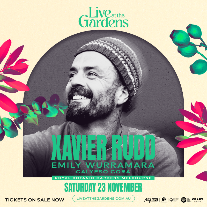 a day on the green (@adayonthegreen) on Twitter photo ON SALE NOW 🍁 General public tickets for @xavierudd - <a href="/LiveAtTheGdns/">Live At The Gardens</a> are on sale now!
SAT 23 NOV – <a href="/RBG_Victoria/">RBG Victoria</a>
Joining Xavier are indie trio <a href="/EmilyWurramara/">Emily Wurramara</a> & Calypso Cora
Tickets ➞ latg.co/tickets
All info ➞ liveatthegardens.com.au ON SALE NOW 🍁 General public tickets for @xavierudd - <a href="/LiveAtTheGdns/">Live At The Gardens</a> are on sale now!
SAT 23 NOV – <a href="/RBG_Victoria/">RBG Victoria</a>
Joining Xavier are indie trio <a href="/EmilyWurramara/">Emily Wurramara</a> & Calypso Cora
Tickets ➞ latg.co/tickets
All info ➞ liveatthegardens.com.au