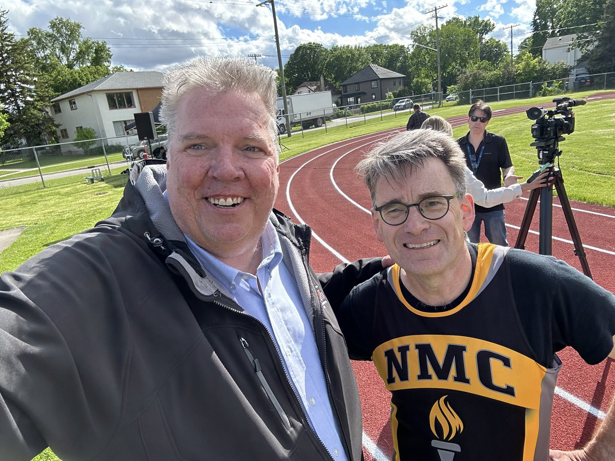 It was great to bring greetings at the opening of the new running track at <a href="/nmcLRSD/">Nelson McIntyre</a> with <a href="/B_MayesSTV/">Brian Mayes</a>