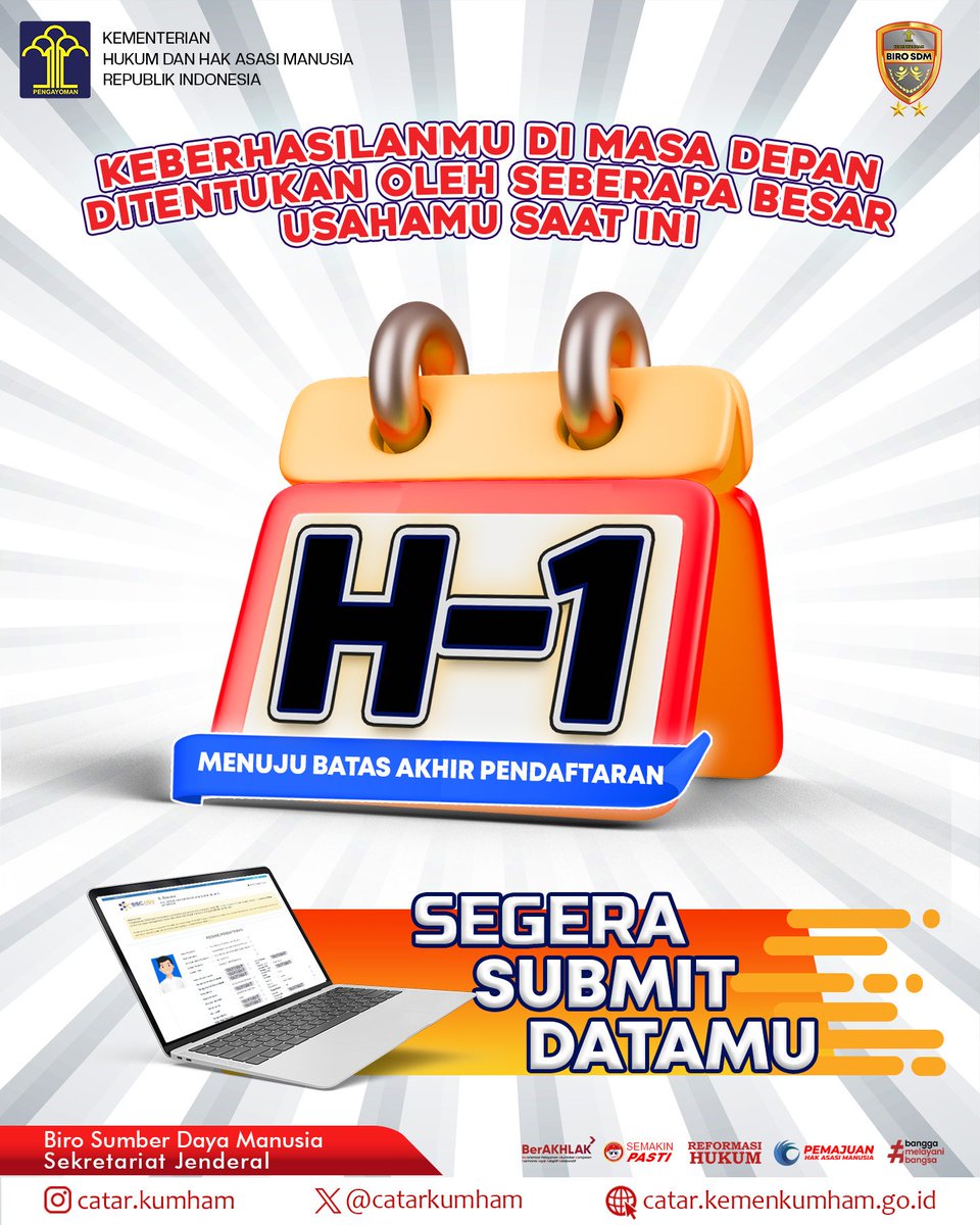 SELEKSI CATAR KEMENKUMHAM tweet media