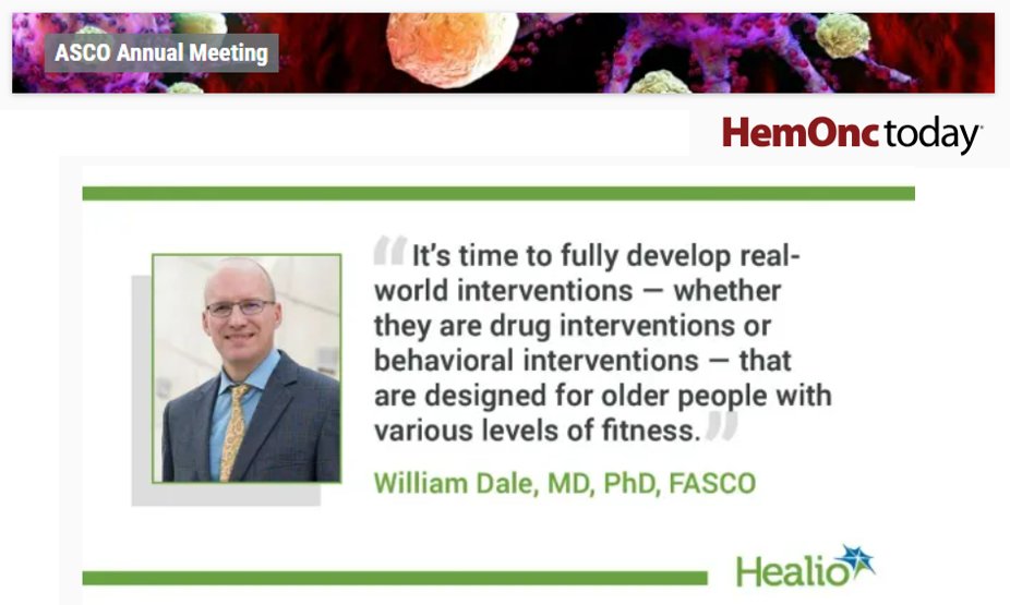 Cancer and Aging Research Group (CARG) #GeriOnc (@mycarg) on Twitter photo 📰Learn more about <a href="/WilliamDale_MD/">William Dale, MD, PhD, FASCO</a> being awarded the prestigious <a href="/ASCO/">ASCO</a> B.J. Kennedy Geriatric Oncology Award! Read the captivating article from <a href="/HealioCME/">Healio CME</a> showcasing his outstanding contribution in the field of Geriatric Oncology here: healio.com/news/hematolog… #ASCO2024 #GeriOnc 📰Learn more about <a href="/WilliamDale_MD/">William Dale, MD, PhD, FASCO</a> being awarded the prestigious <a href="/ASCO/">ASCO</a> B.J. Kennedy Geriatric Oncology Award! Read the captivating article from <a href="/HealioCME/">Healio CME</a> showcasing his outstanding contribution in the field of Geriatric Oncology here: healio.com/news/hematolog… #ASCO2024 #GeriOnc