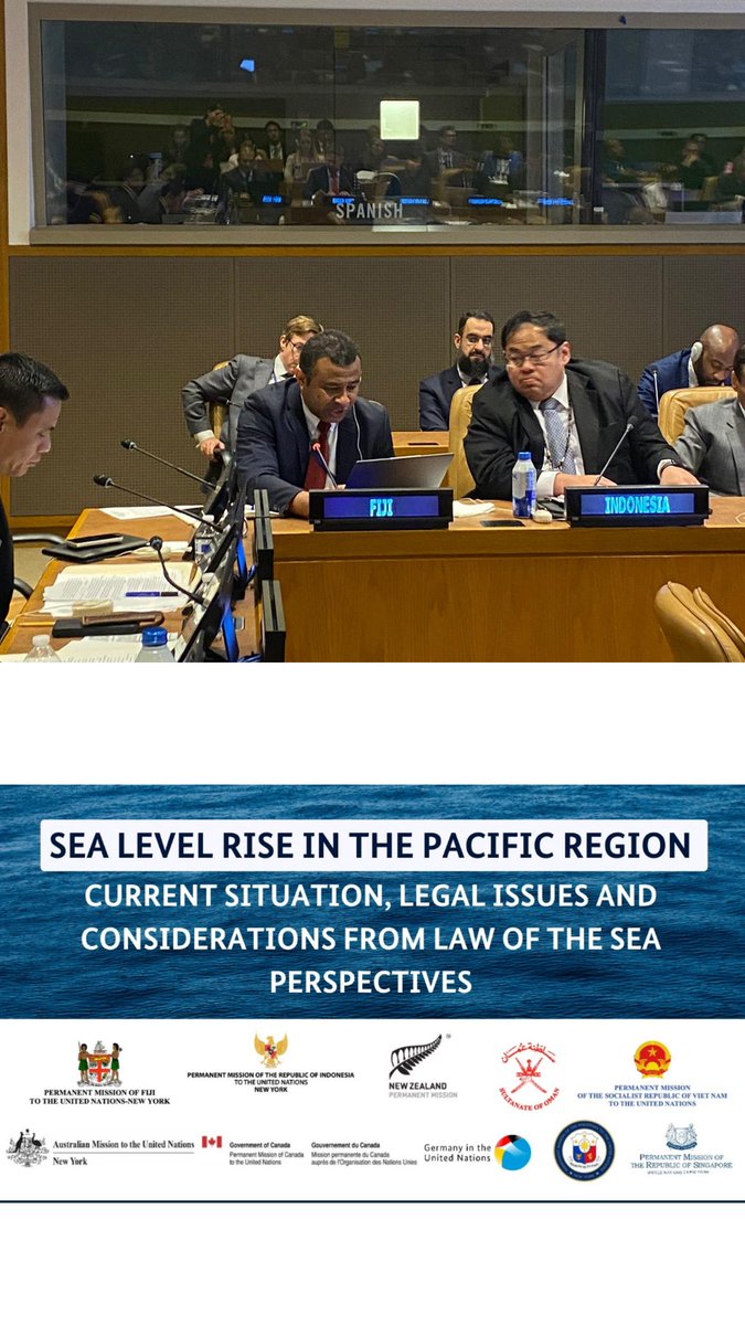 FijiMissionUN's tweet photo. @FijiMissionUN First Secretary Mr. Vueti May today stressed the need for immediate state controls on emissions to keep warming within Paris Agreement limits. He also noted the growing attention from states and organizations to threats facing Pacific SIDS. https://t.co/sJKLUZkoun
