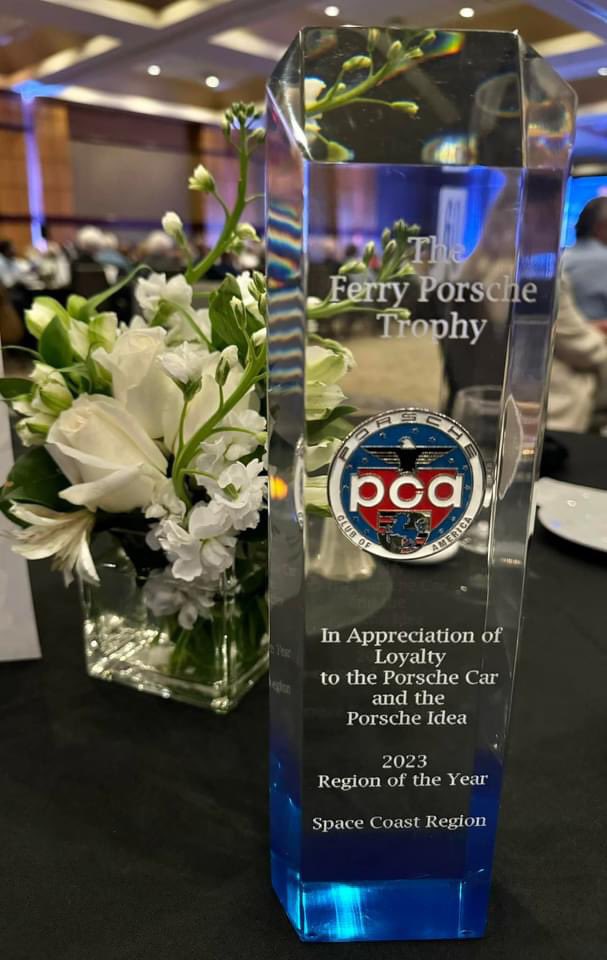 SPCPCA's tweet image. We are excited to share that Space Coast
PCA has won 1st place for Region of the Year!!! We are truly honored to be recognized #porscheparade