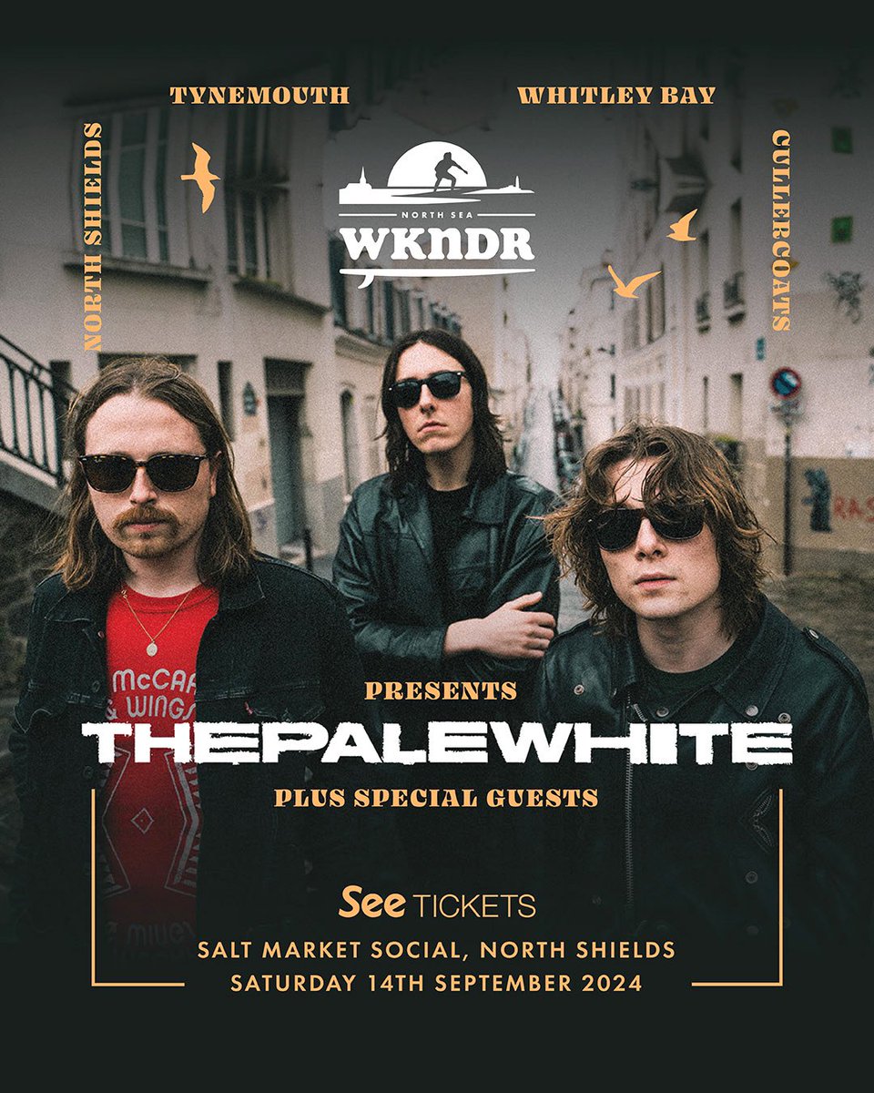 TOOOON! Playing a special home show for North Sea Weekender on Sept 14th. Limited tickets on sale Friday, 9am. ⬛️⬜️