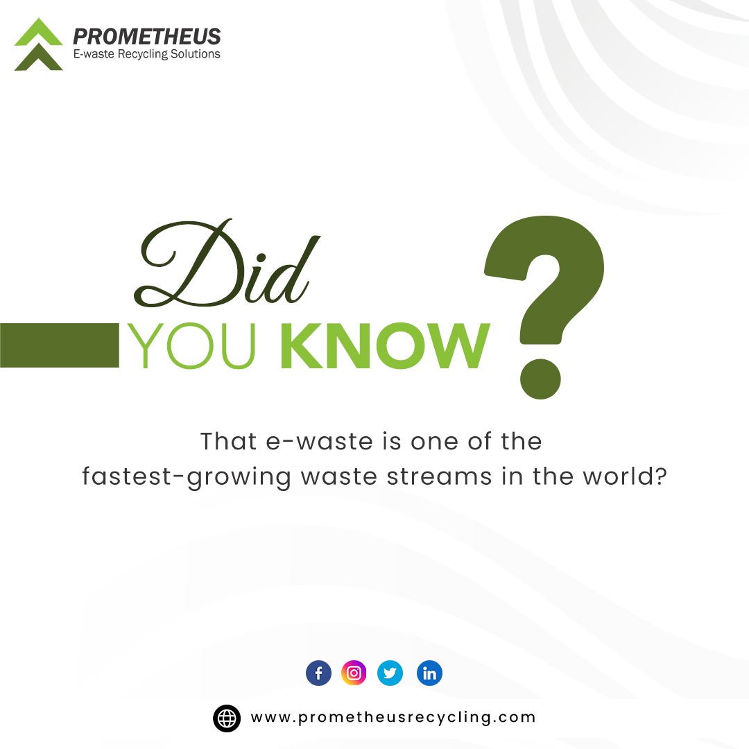 🌍💻 Did you know that e-waste is one of the fastest-growing waste streams in the world? 

🌱🔋  Every year, millions of tons of electronic waste end up in landfills, causing severe environmental harm.  📱🖥️🗑️
#EWaste #SustainableLiving #Recycle #GreenPlanet #EcoFriendly