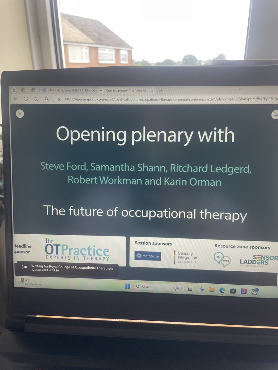 It is TIME. #RCOT2024 conference. Looking forward to the next 2 days. Hope everyone has a great time 🌟 #rcot #OT #occupationaltherapy