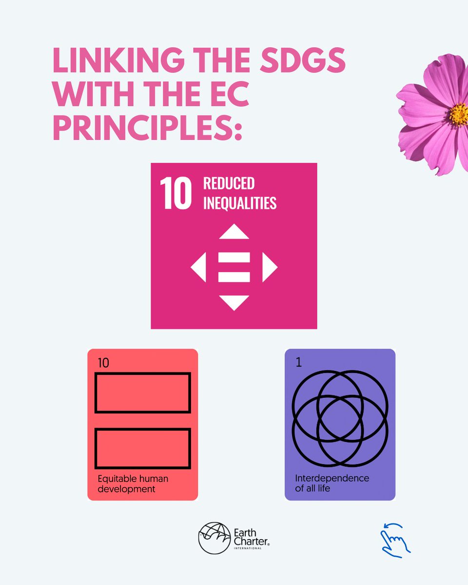seedsofhopeanda's tweet photo. Week 10: #SeedsofHopeandAction Bingo Challenge!
This week, we tackle inequalities (SDG 10)!
The EC reminds us:
EC Principle 1: Interdependence of All Life🌎
EC Principle 10: Equitable Human Development🌳
#SeedsofHopeandAction #YourCountry #SDG10 #ECPrinciple1 #ECPrinciple10 https://t.co/vGtwL4IsPL