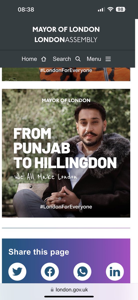 London for Everyone  london.gov.uk/programmes-str… 
Just to confirm - are you suggesting that to “make London”, Punjabi men, dignified and respectful, are typified with “diamond” encrusted jewellery and “Cartier” watches. This makes a mockery of the very concept of equity and inclusion
