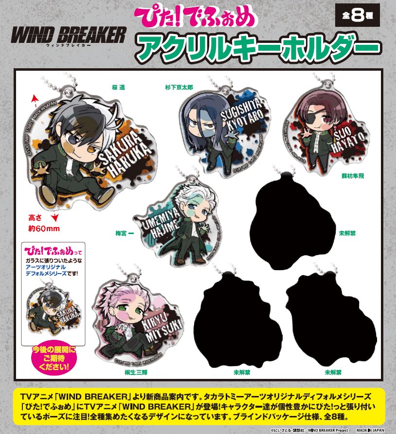BLEACH【ぴた！でふぉめアクリルキーホルダー】