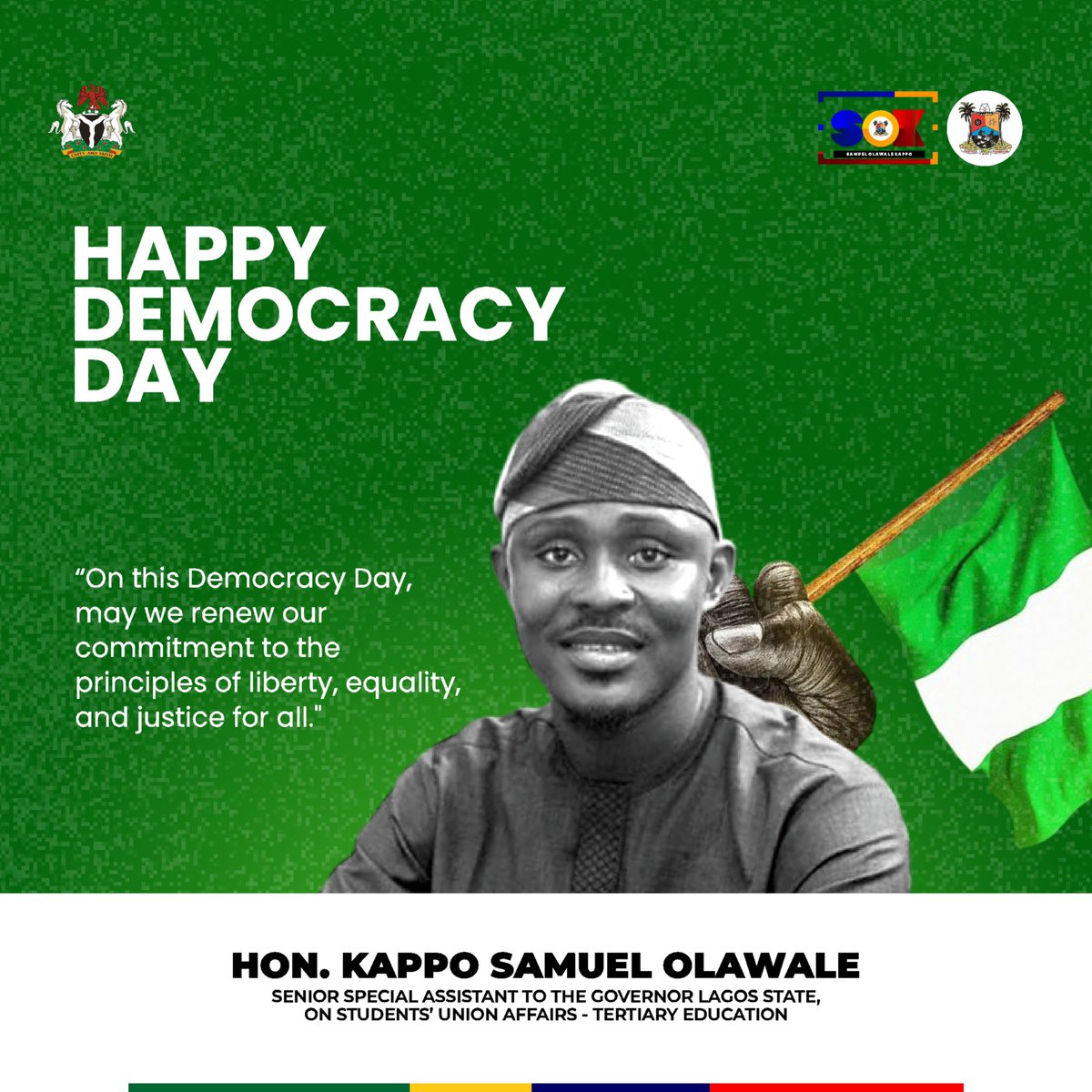 As we mark this significant milestone in our nation's history, I rejoice in the triumph of democracy. Today, we celebrate the power of the people, the resilience of our institutions, and the unwavering commitment to freedom and justice. Our democracy has come a long way, and we