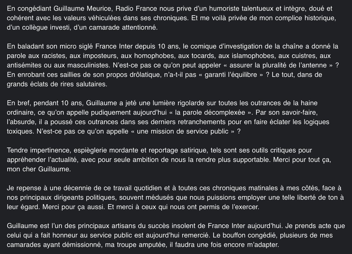 Charlineaparis's tweet image. Celui qui fait honneur au service public est remercié.