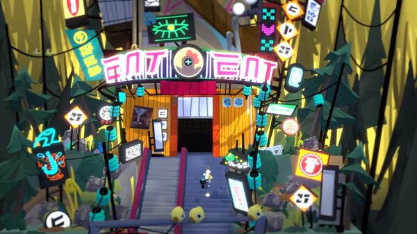 BrianWagJr's tweet photo. Waltz and Jam: I fell in love with the aesthetic of this one immediately. A cozy and endearing zelda-like adventure between a ghost and his sweet dog. Absolutely lovely and heartwarming game that feels at home with some of the best Nintendo titles. https://t.co/RMk1XdZwbr