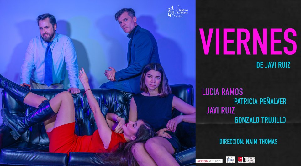 EnPlatea's tweet photo. Erik Ortega trae su #crítica de VIERNES, obra que puede verse en los @TeatrosLuchana de #Madrid https://t.co/rQ7HZxLFsX @NaimThomas @PatriciaPealver @soyLuciaRamos @gontrujillo @biendemalo https://t.co/qA47ISrUo2