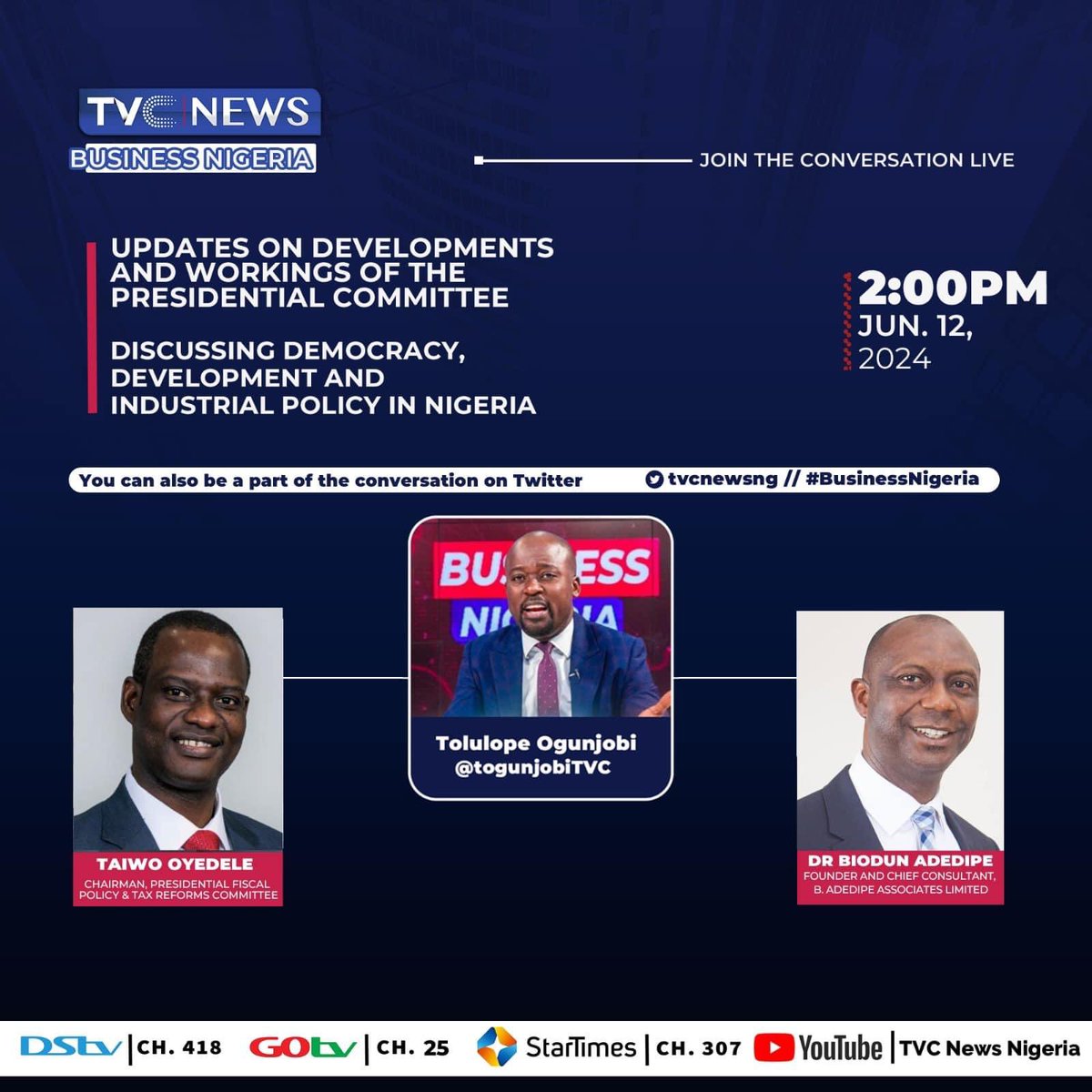 Let’s continue the conversation <a href="/tvcnewsng/">TVC News</a> <a href="/taiwoyedele/">Taiwo Oyedele</a> <a href="/BAdedipe/">busola adedipe</a> <a href="/FemiAkandeTVC/">FEMI AKANDE</a> <a href="/NGRPresident/">Presidency Nigeria</a>
