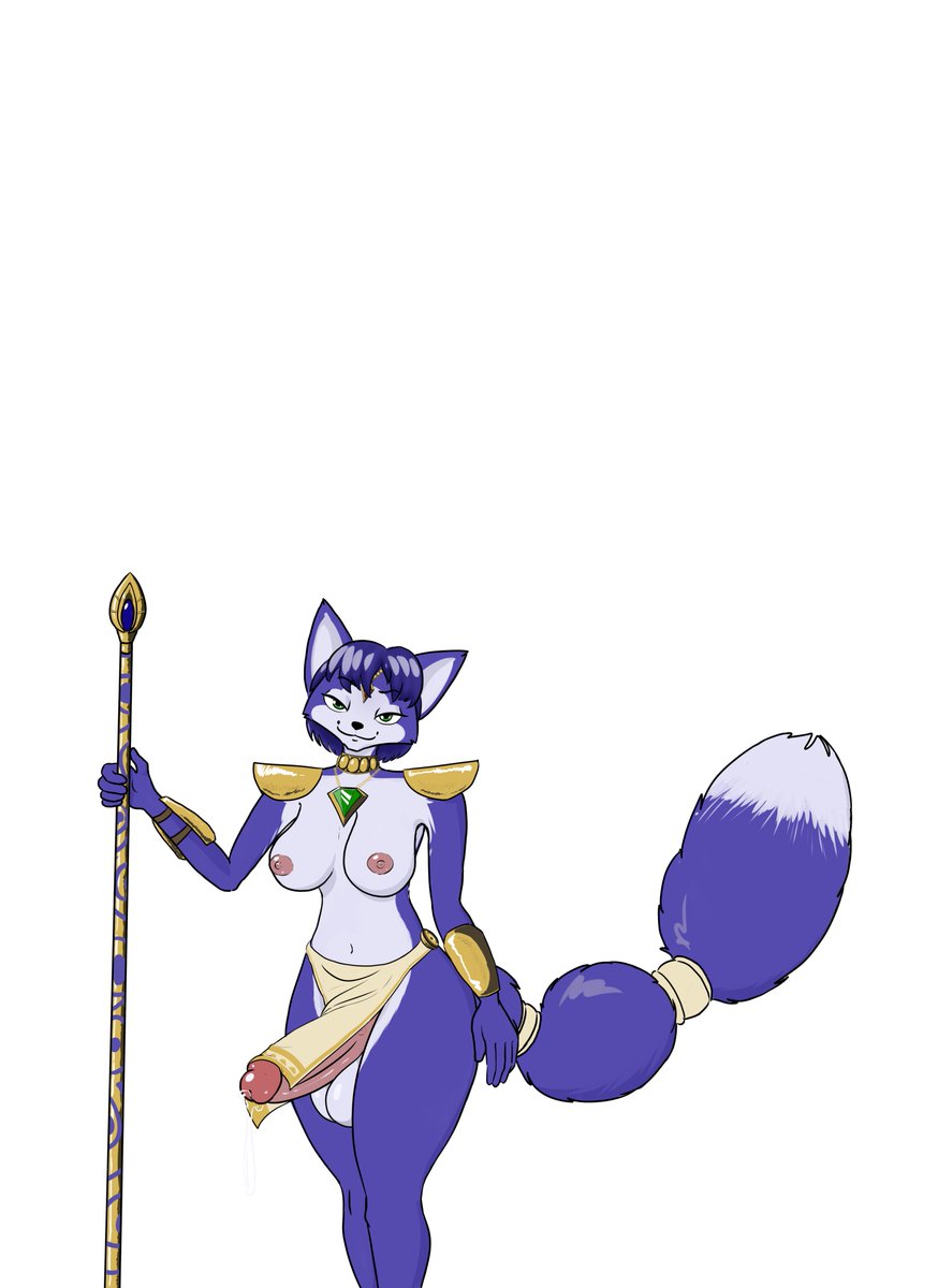 chromethefox's tweet photo. a Krystal fox for fun~ https://t.co/tWoLYRmAaz