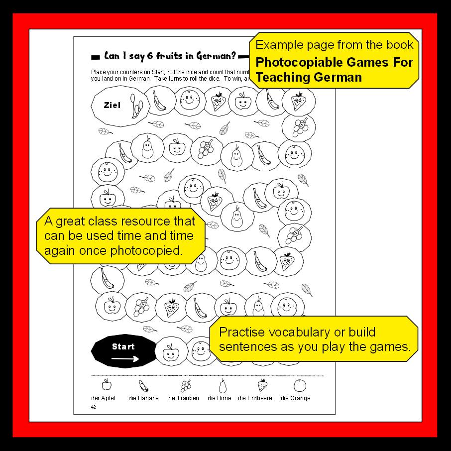 FunGerman_kids's tweet photo. Including language games in a lesson is a great way to motivate learners and is particularly nice in the summer term as a treat. My book Photocopiable Games For Teaching German is packed full of games. Amazon link is https://t.co/TTFVgHbgY0 RRP £12.99 #learnGerman #GermanForKids https://t.co/wU2f8Rw8l0