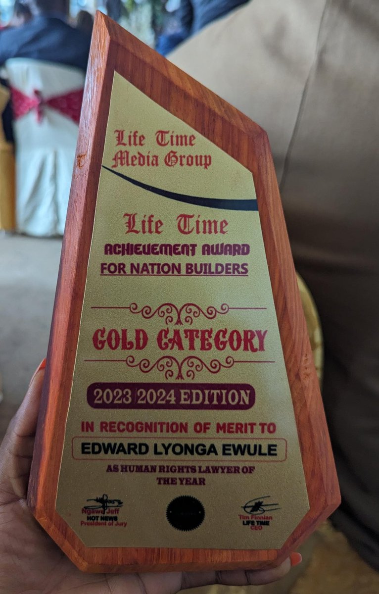 LyongaEdward's tweet photo. Dear friends, 

I'm excited to announce to you that on Saturday, June 9, 2024 at the exquisite Jua Hotel in Bamenda, I was voted the Human Rights Lawyer of the Year 2024, by the Life Time Achievement Award. 

Join me let's celebrate to this new win! https://t.co/P8c7pBU1PM