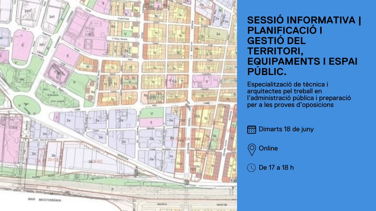 COACatalunya's tweet image. ➡️Nova sessió informativa de l'@EscolaSert!

Busques una #formació per preparar-te les oposicions en places d'#arquitecte?

Vine i informa't! 

🔗escolasert.com/ca/calendari/s…