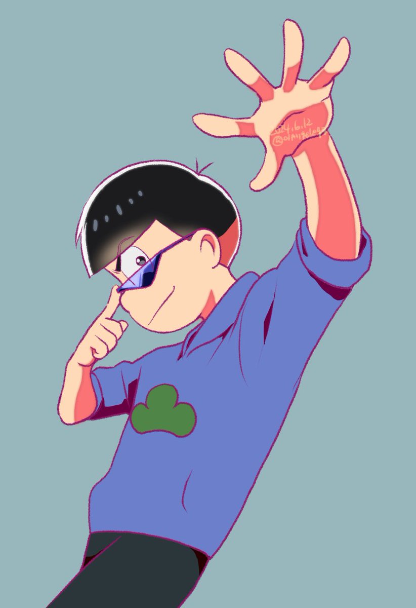 カラ松 「カラ松くん」|ぽいえのイラスト