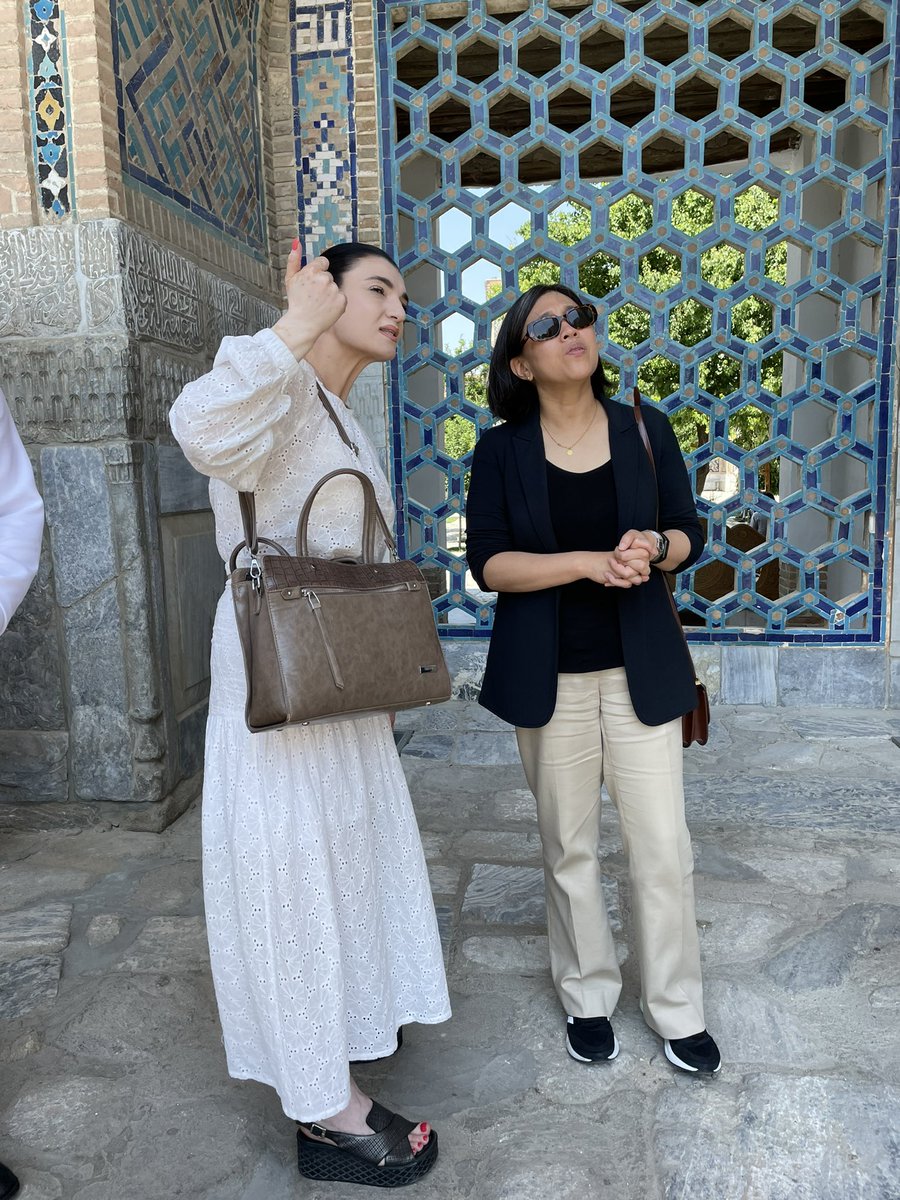 U.S. Ambassador to Uzbekistan (@usambuzbekistan) on Twitter photo .<a href="/USTradeRep/">United States Trade Representative</a> Tai visiting #Samarkand, one of history’s most important trade cities. .<a href="/USTradeRep/">United States Trade Representative</a> Tai visiting #Samarkand, one of history’s most important trade cities.